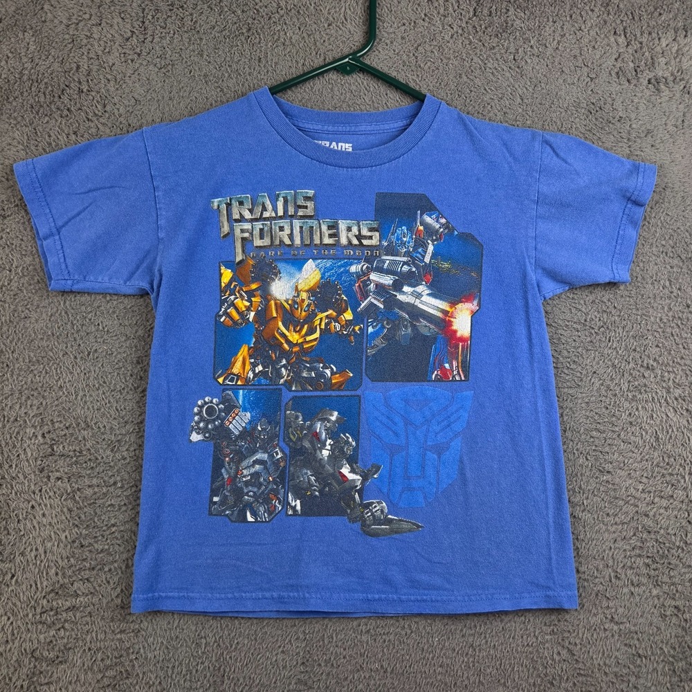 Transformers Shirt Boy's 10/12 Dark of the Moon Optimus Prime Bumblebee Ironhide